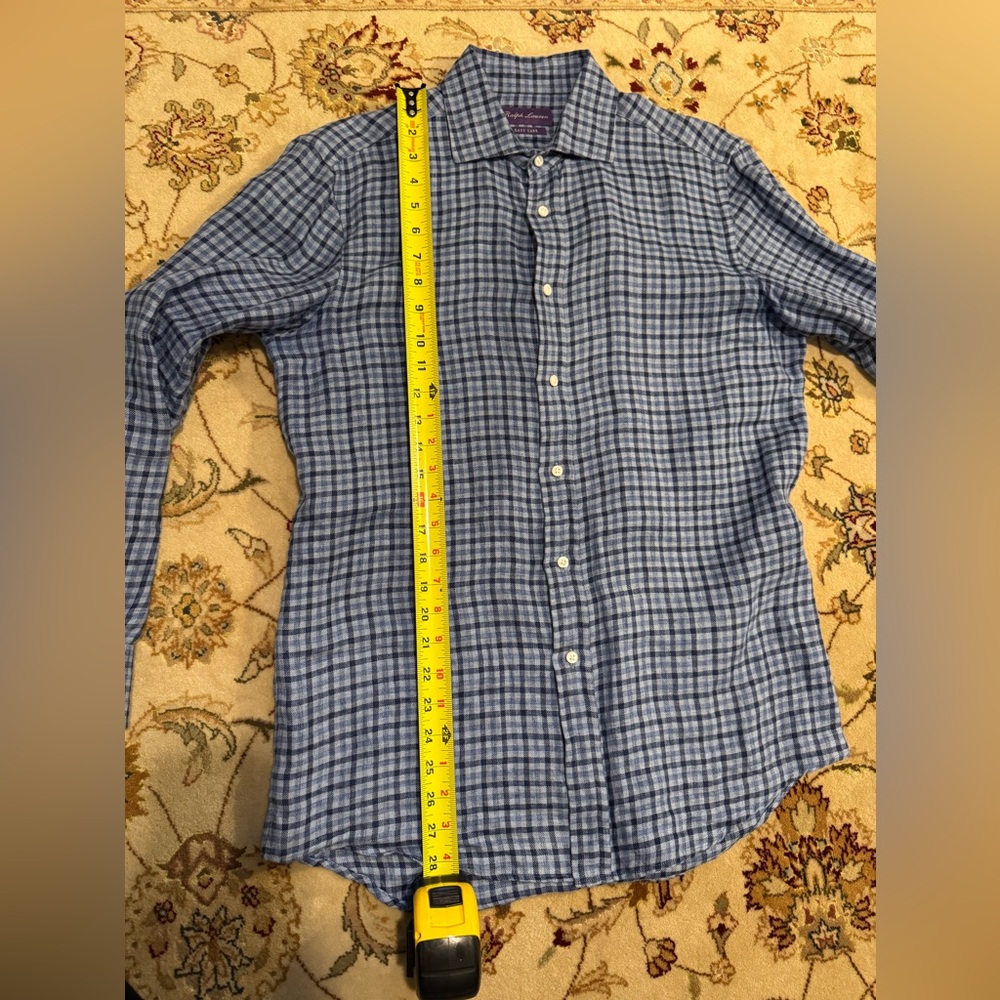 Ralph Lauren Purple Label Men's Shirt in Linen - Picture 12 of 13